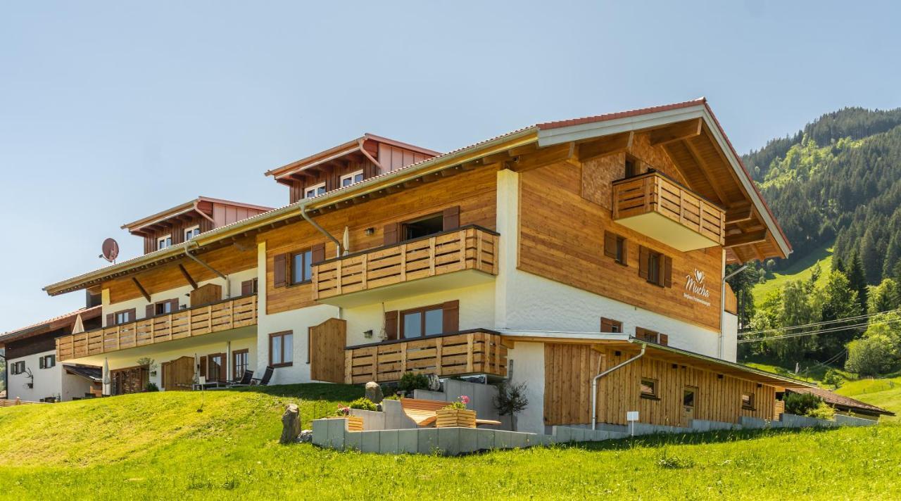 Berghaus Mucha - Ferienwohnungen - Naturpark Partner Bolsterlang Exteriör bild